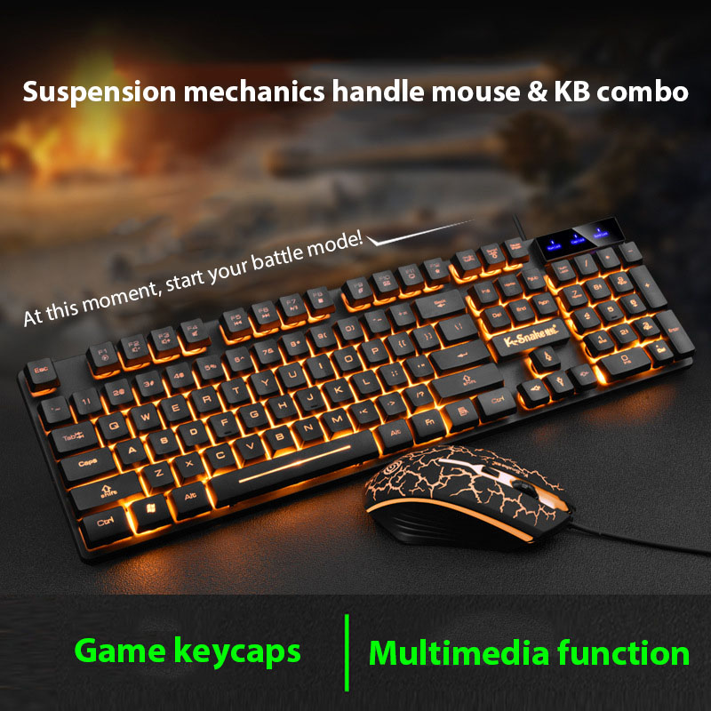 Gaming Keyboard Mouse And Headset Combo - Set tastiera e mouse KM320 Tastiera