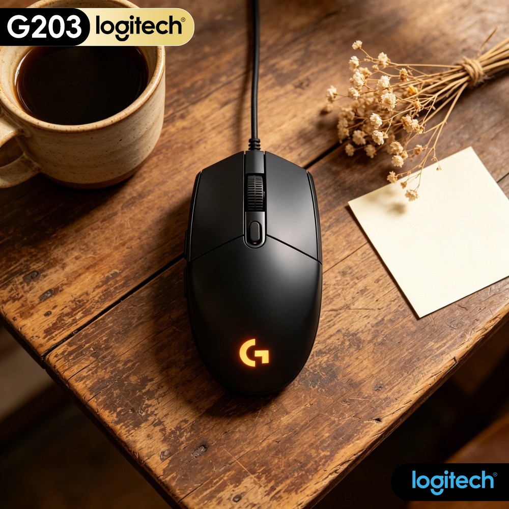 Logitech Mouse G203 - Mouse da Gaming Cablato Logitech G203,