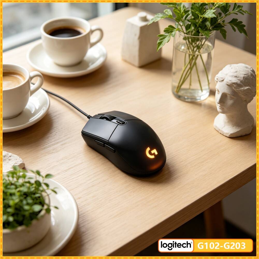 Logitech Mouse G203 - Mouse da Gaming Logitech G203, 200-8000