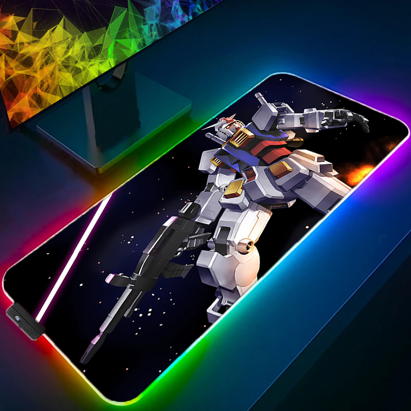 Gaming Keyboard And Mouse Mobile - Tappetino per Mouse RGB Kawaii Anime