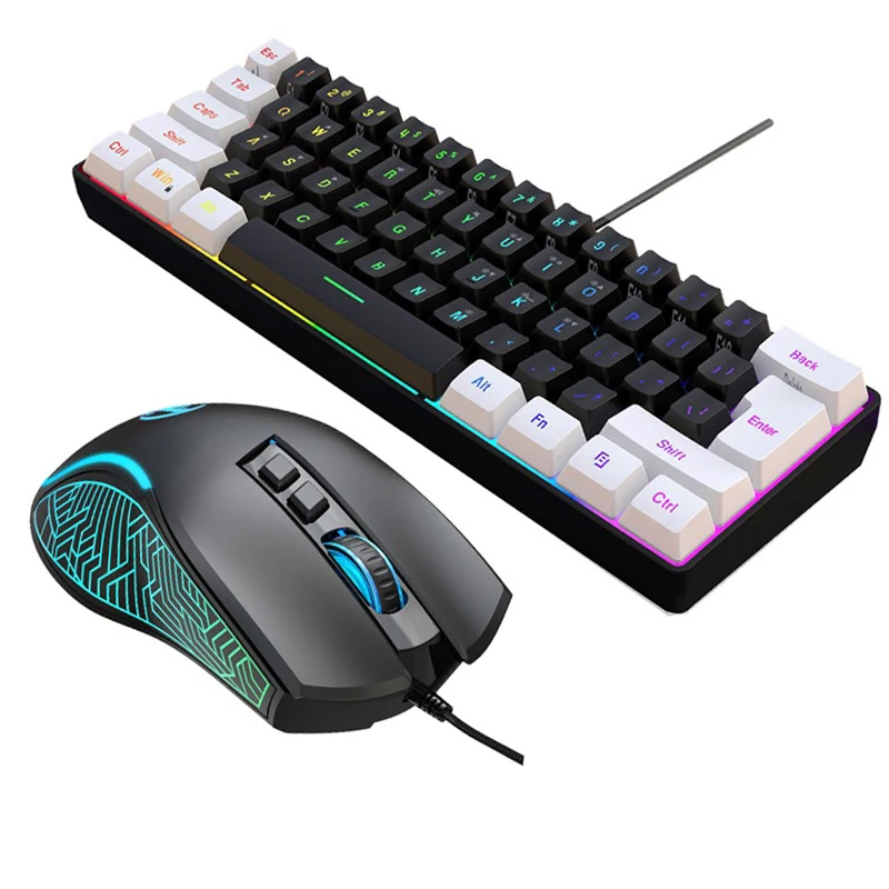Gaming Keyboard Mouse And Headset Combo - Kit Combo Tastiera e Mouse 60%