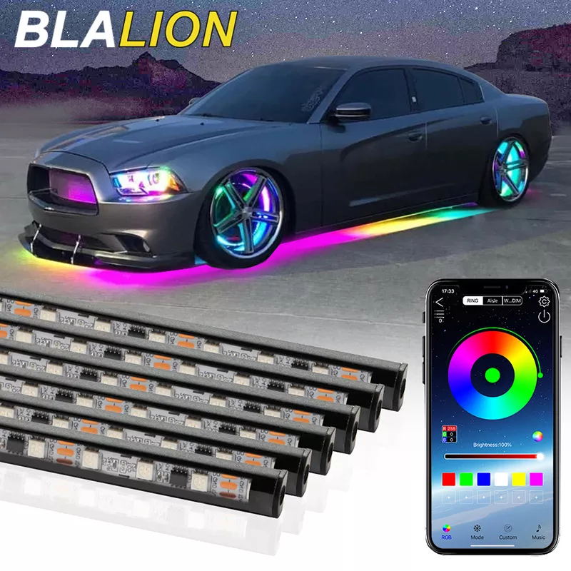Rgb Underglow Strip - SEAMETAL Auto Flessibile Underglow Strip Light