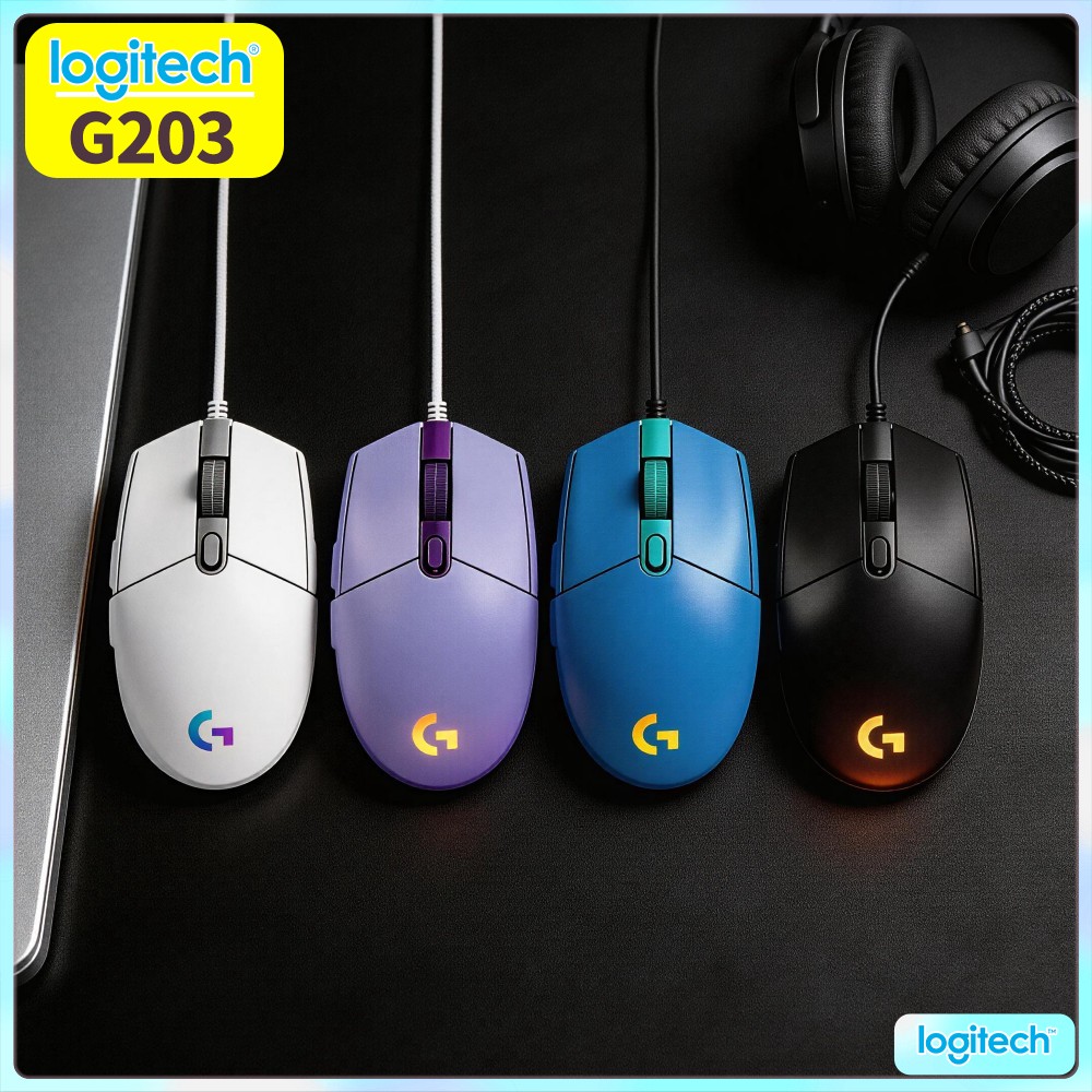 Logitech Mouse G203 - Mouse da Gaming Cablato Logitech G203,