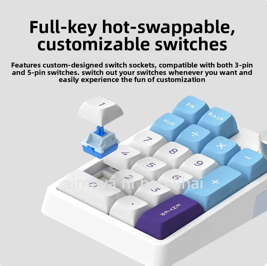 Gaming Keyboard Wireless - Tastiera Meccanica Wireless Bluetooth Kzzi K20