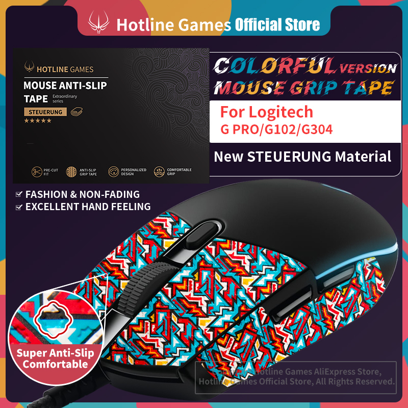 Logitech Mouse G203 - 1 confezione Hotline Games Mouse colorato