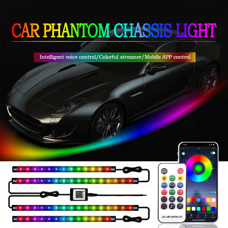 Rgb Underglow Strip - Striscia luminosa flessibile per auto LED