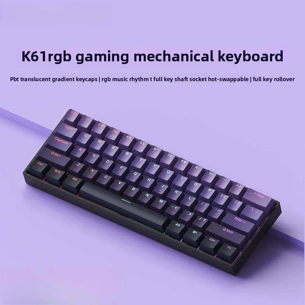 Gaming Keyboard Type C - Tastiera Meccanica Wireless 60% Bluetooth 2.4G