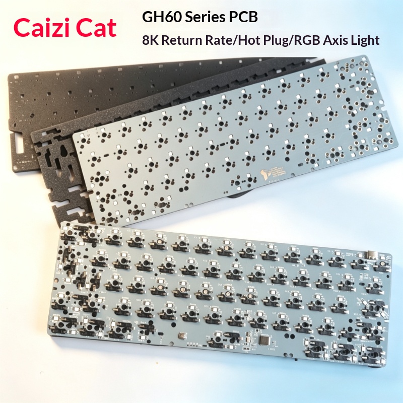 Hot Swap Pcb - PCB per tastiera GH60 personalizzato, cablato,