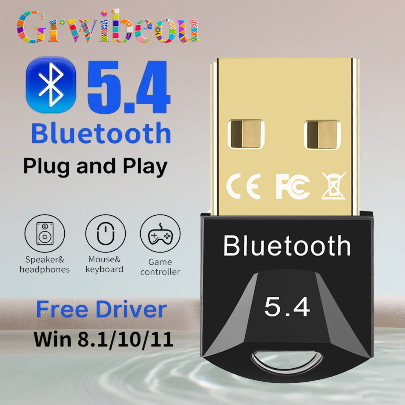 Gaming Keyboard Wireless - Adattatore Bluetooth USB per PC Ricevitore