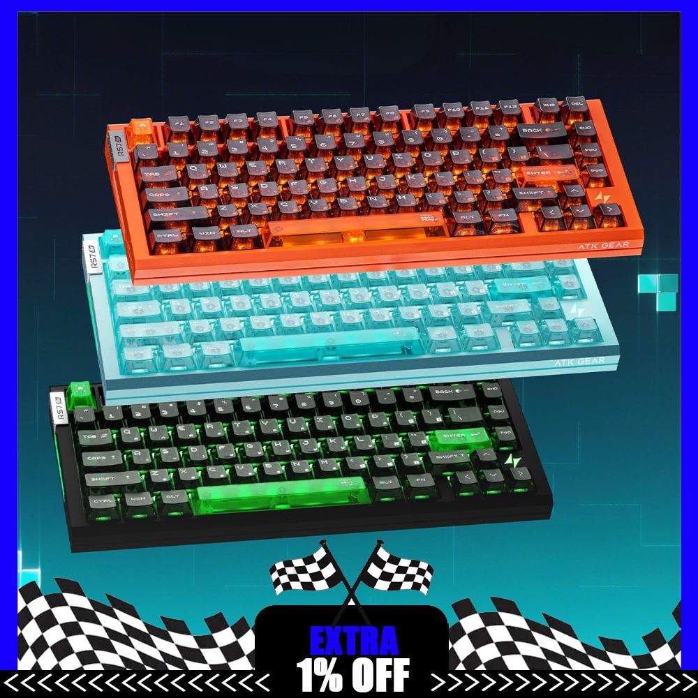Gaming Keyboard Hall Effect Switches - Tastiera Gaming Cablata ATK RS7 Air