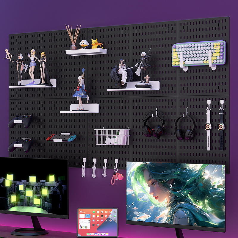 Gaming Keyboard And Mouse - Mensola adesiva per gaming – Montaggio