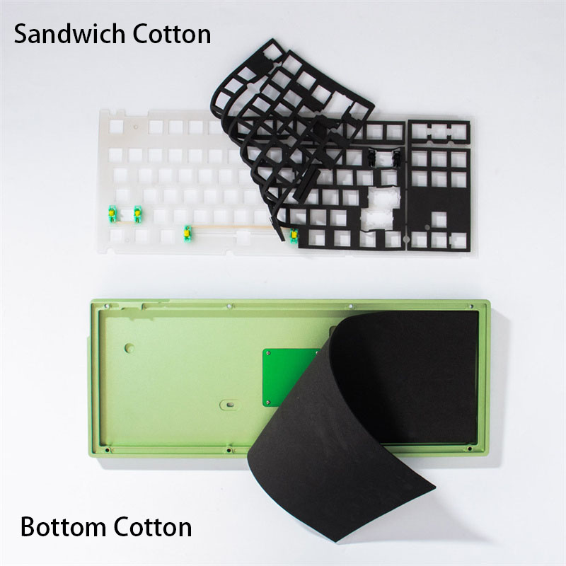 Gaming Keyboard No Noise - Tastiera meccanica Sandwich Fondo in cotone
