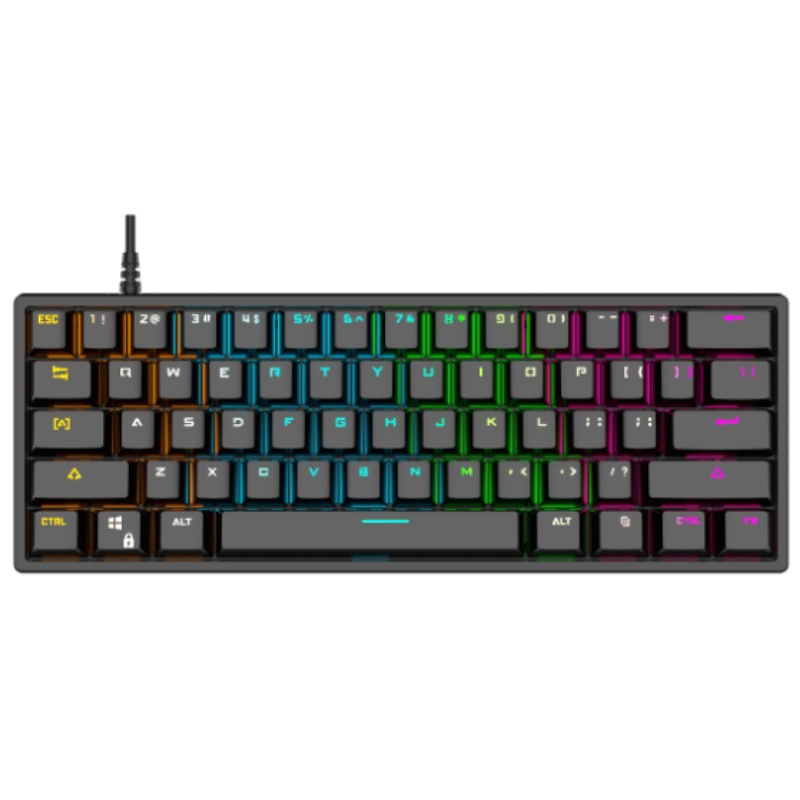 Keyboard Gaming Blue Switch - Tastiera Meccanica Cablata BAJEAL K101 a