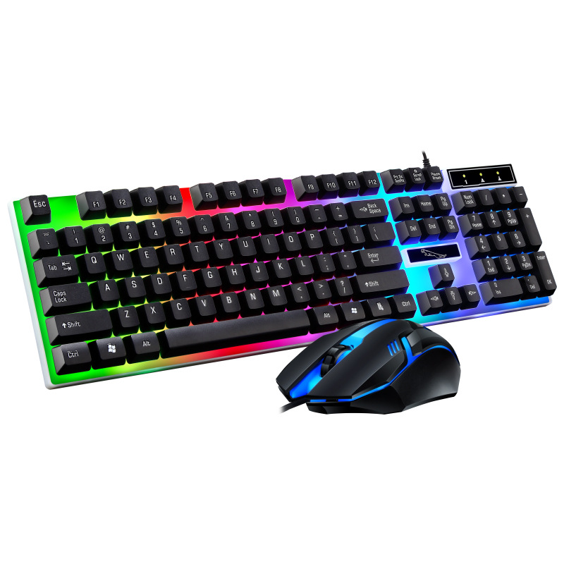 Gaming Keyboard Bundle - Tastiera da gioco RGB Kit tastiera