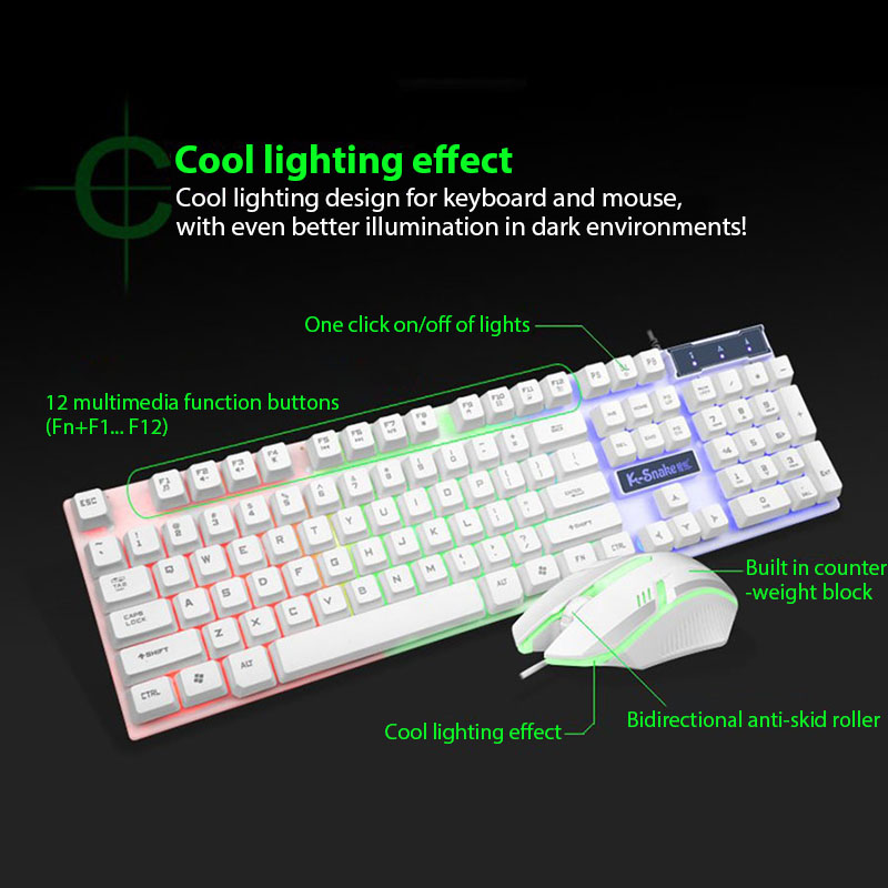 Set tastiera e mouse KM320 Tas - Gaming Keyboard Mouse And Headset Combo recensione e prezzo