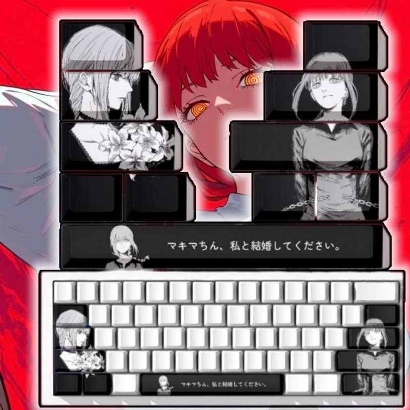 Keycaps a Tema Chainsaw Man Ma - Gaming Keyboard Ergo recensione e prezzo
