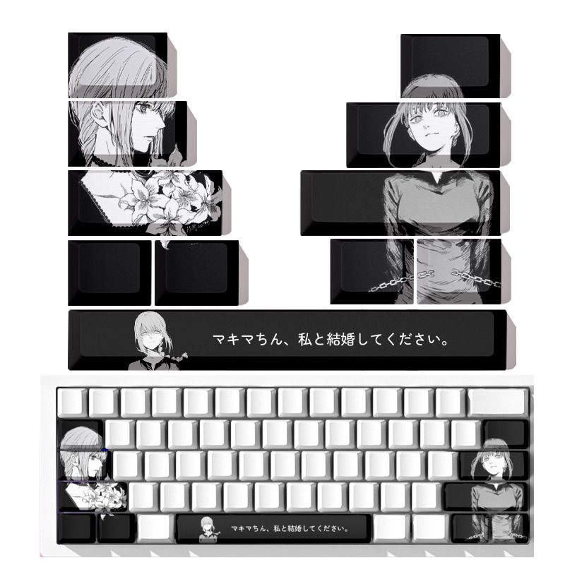 Keycaps a Tema Chainsaw Man Ma - Gaming Keyboard Ergo recensione e prezzo