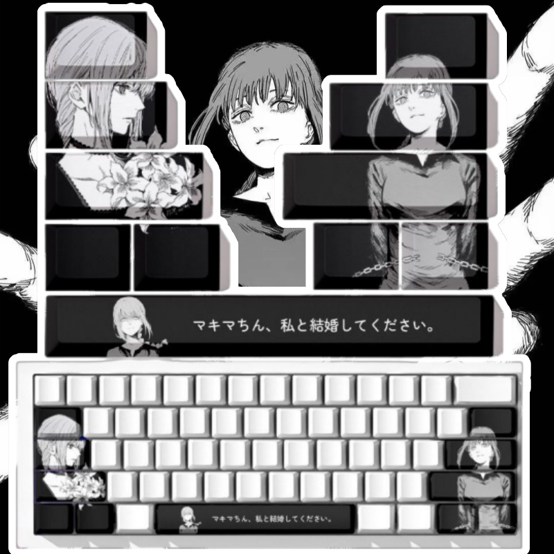 Keycaps a Tema Chainsaw Man Ma - Gaming Keyboard Ergo recensione e prezzo