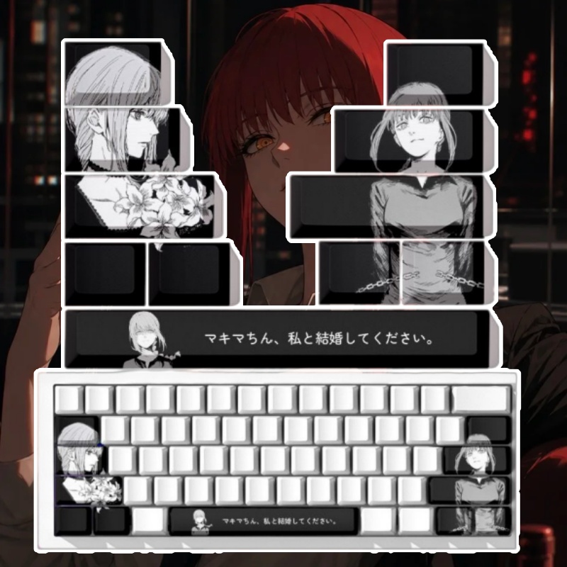 Keycaps a Tema Chainsaw Man Ma - Gaming Keyboard Ergo recensione e prezzo