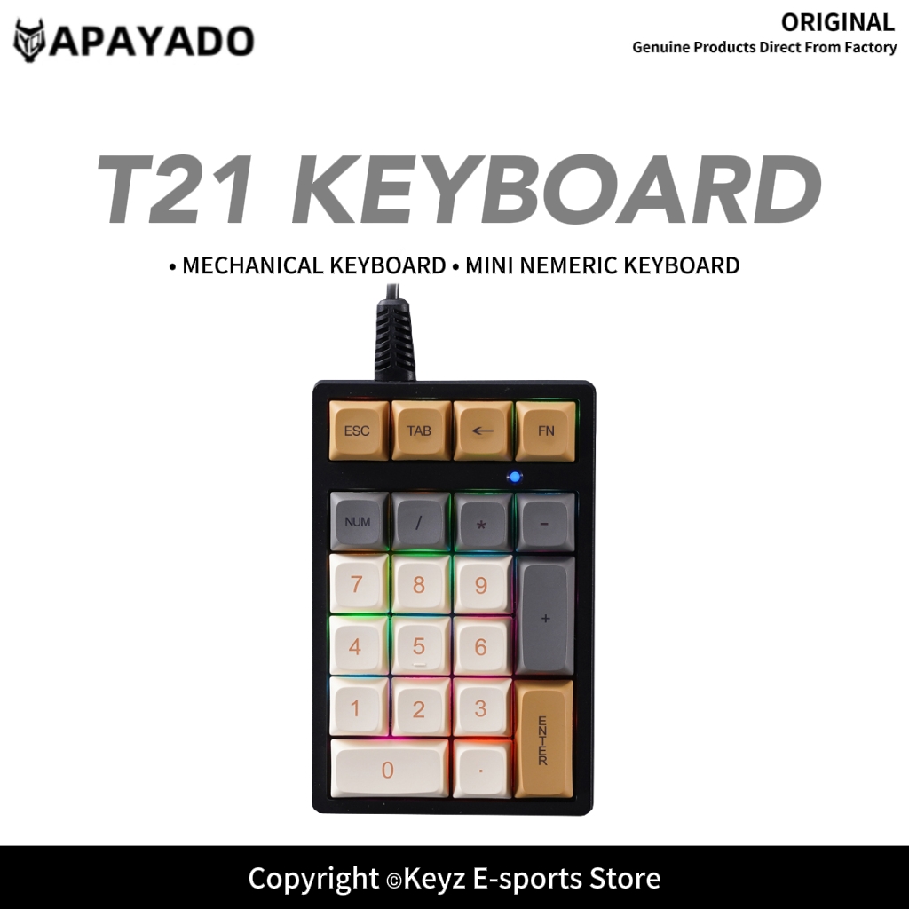Tastierino Numerico T21 Mini c - Keyboard Gaming Blue Switch recensione e prezzo