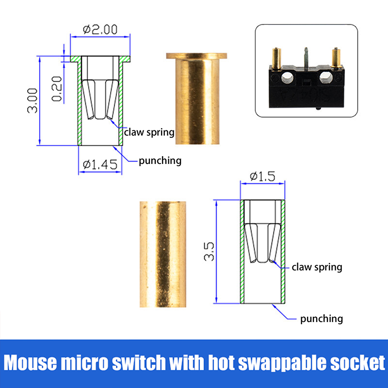 10/100 Pezzi Connettore Hot-Sw - Hot Swap Pcb recensione e prezzo