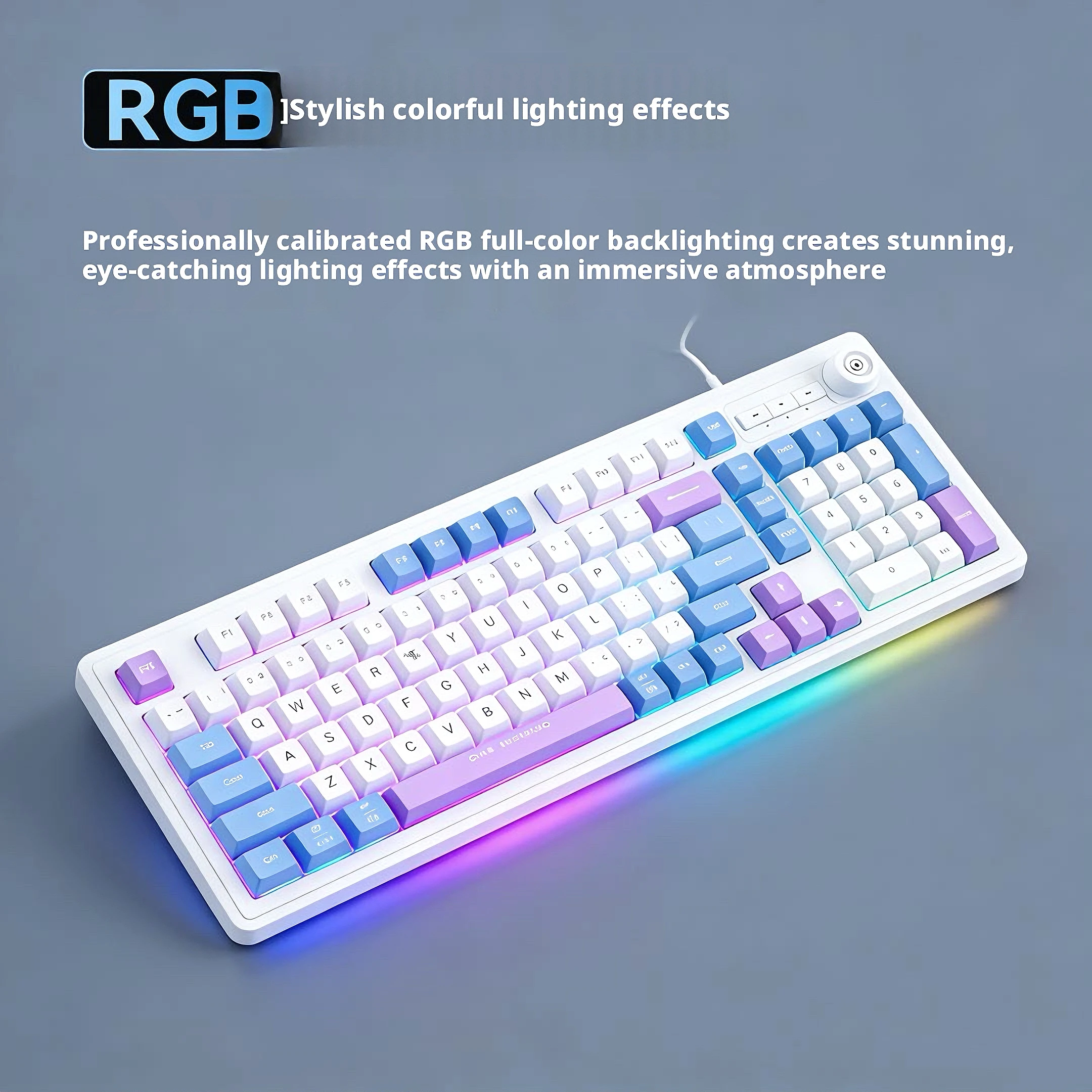 Tastiera Cablata 98 Tasti con  - Gaming Keyboard No Noise recensione e prezzo
