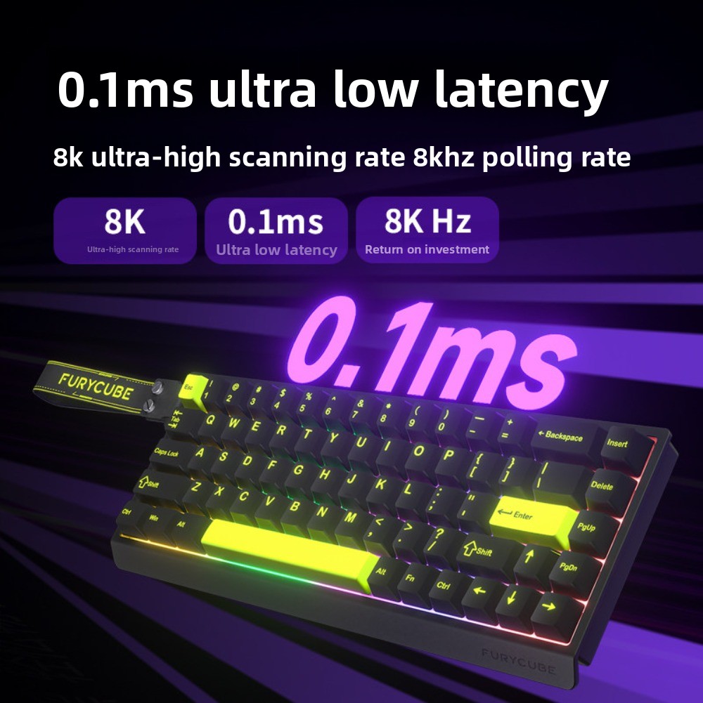 Tastiera da Gaming FURYCUBE M6 - Gaming Keyboard Hall Effect Switches recensione e prezzo