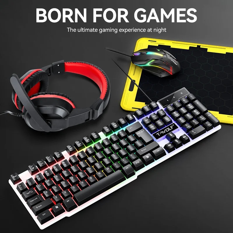 NUOVO Set Gaming 4 in 1 con Ta - Gaming Keyboard Mouse And Headset Combo recensione e prezzo