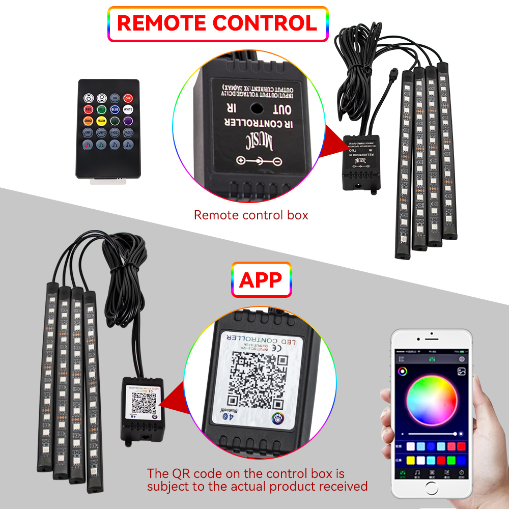 RGB Moto LED Underglow Luce di - Rgb Underglow Strip recensione e prezzo
