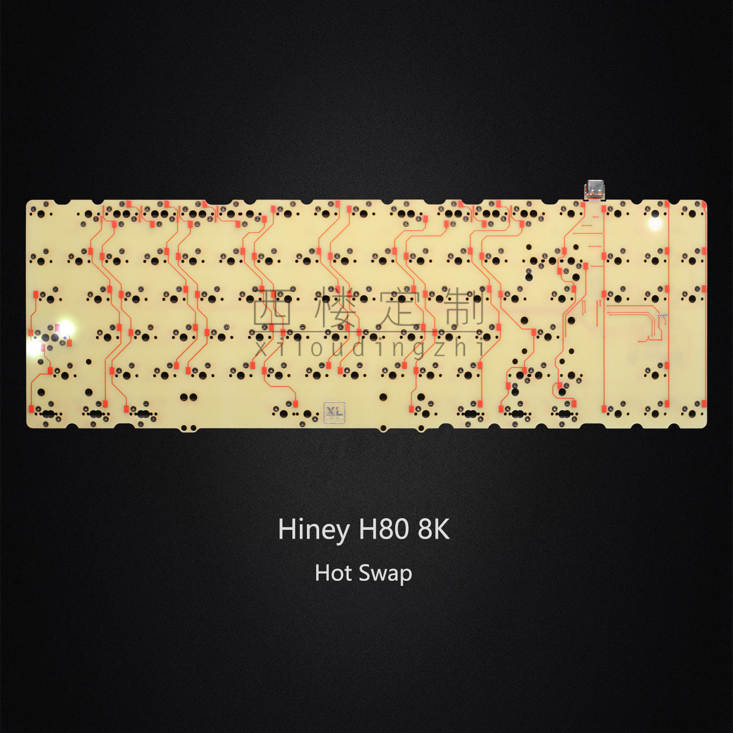 PCB Hot-Swap 8K Hiney H80 con  - Hot Swap Pcb recensione e prezzo
