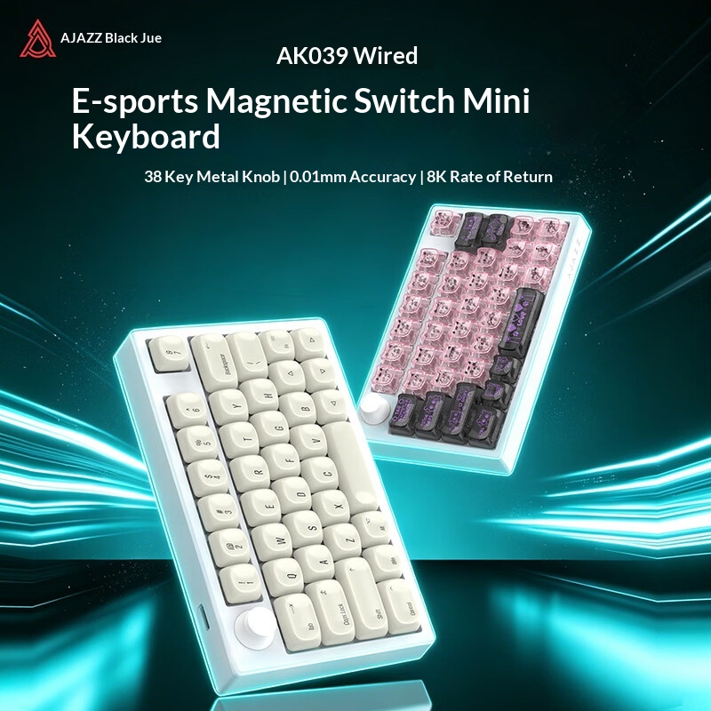 Tastiera da Gaming Ajazz AK039 - Gaming Keyboard Hall Effect Switches recensione e prezzo