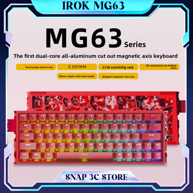 Tastiera da Gaming IROK MG63 C - Gaming Keyboard Hall Effect Switches recensione e prezzo