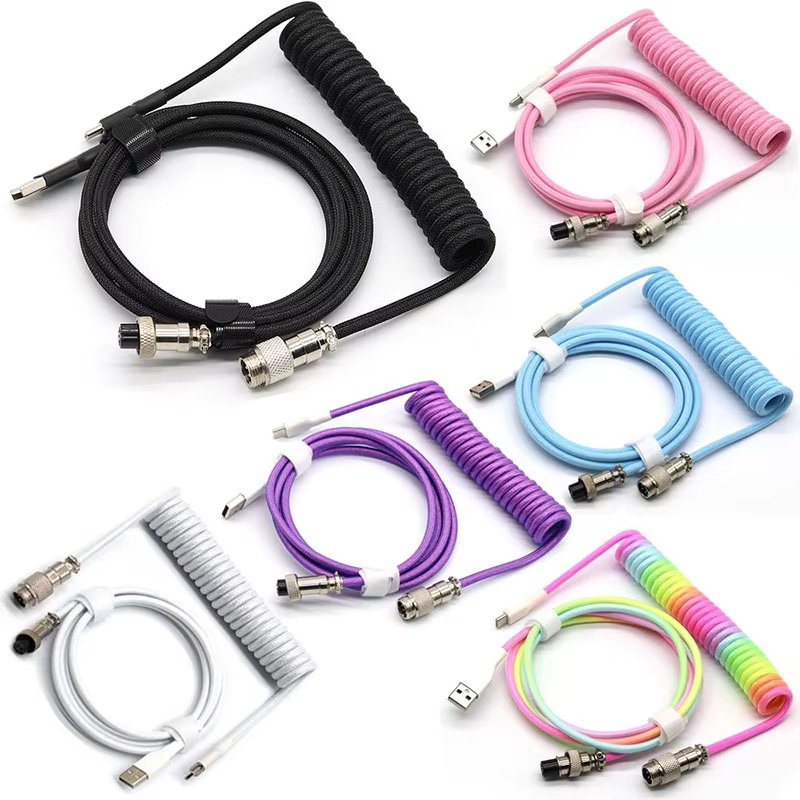 Cavo USB Type-C a spirale per  - Gaming Keyboard Type C recensione e prezzo
