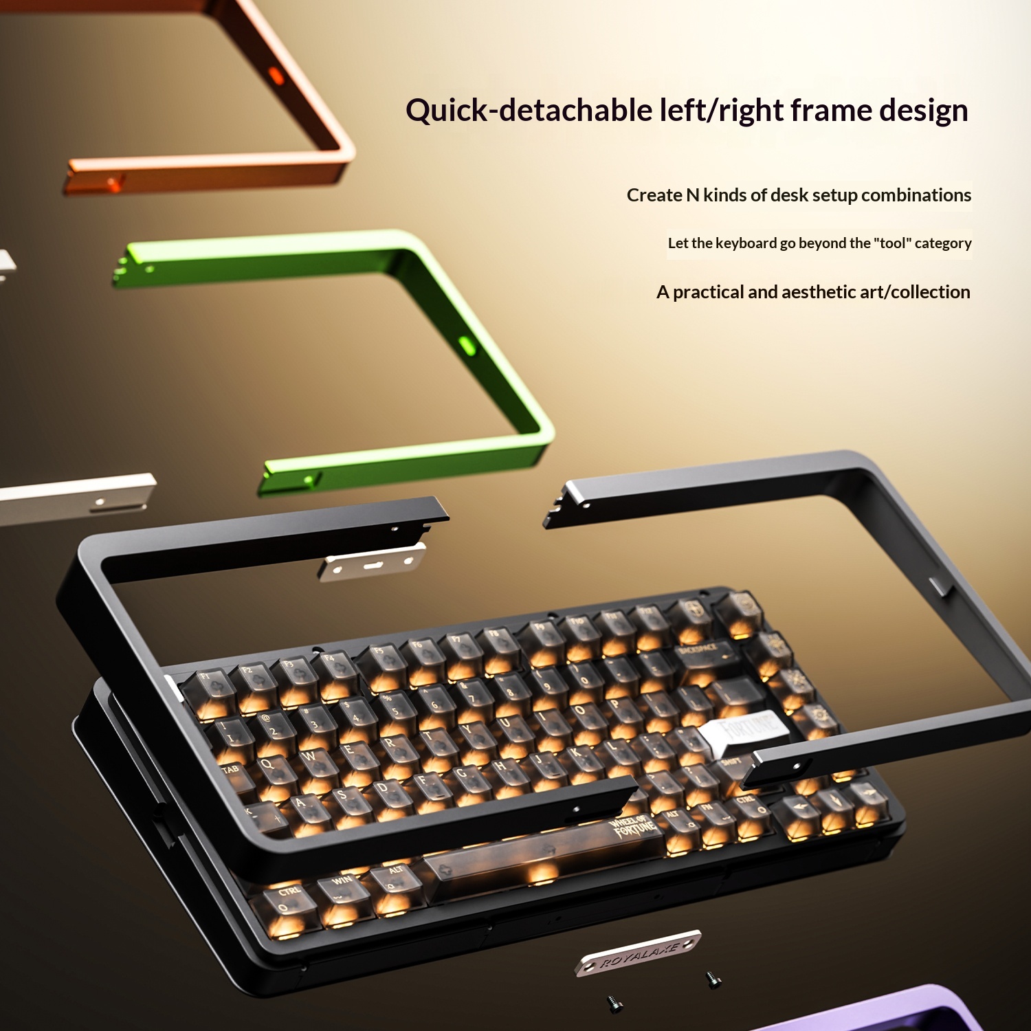 Royalaxe E75 HE Guscio in allu - Gaming Keyboard Hall Effect Switches recensione e prezzo