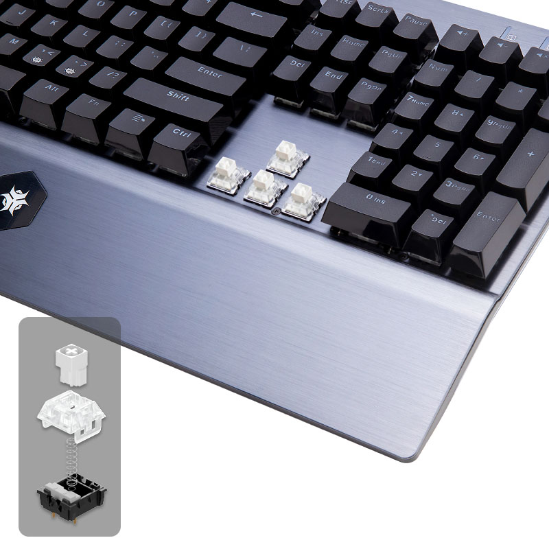 HEXGEARS GK739 Tastiera da gio - Keyboard Gaming Blue Switch recensione e prezzo