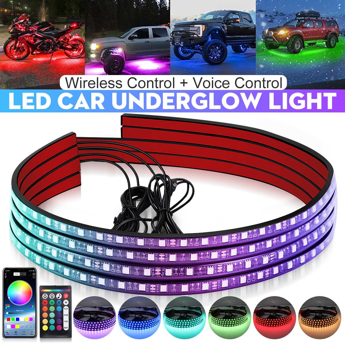 Striscia luminosa flessibile p - Rgb Underglow Strip recensione e prezzo