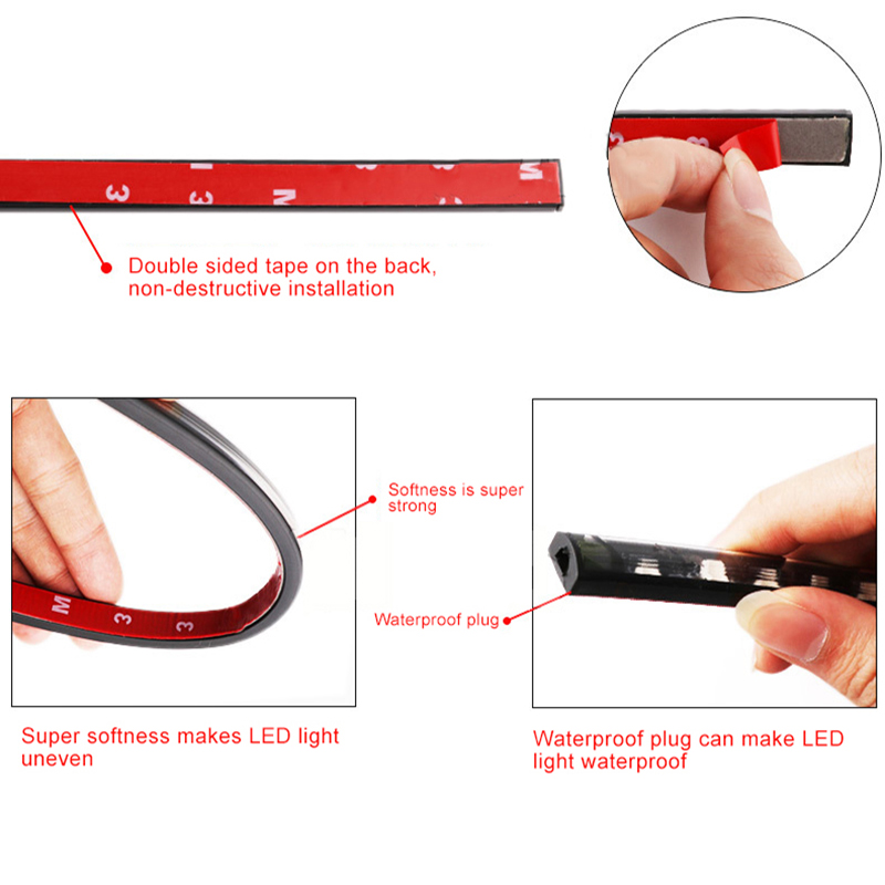 Niscarda 4PCS 12V IP65 App Con - Rgb Underglow Strip recensione e prezzo